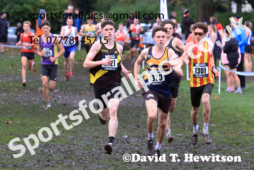 Mens Under-17s and Under-20s 2025 Liverpool Cross Challenge, Sefton Park, Saturday, November 22th. Photo: David T. Hewitson/Sports for All Pics